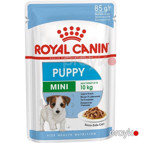Nəm yem Royal Canin Mini Puppy 2 aydan 10 aya qədər köpəklər üçün 85 q — Bakı