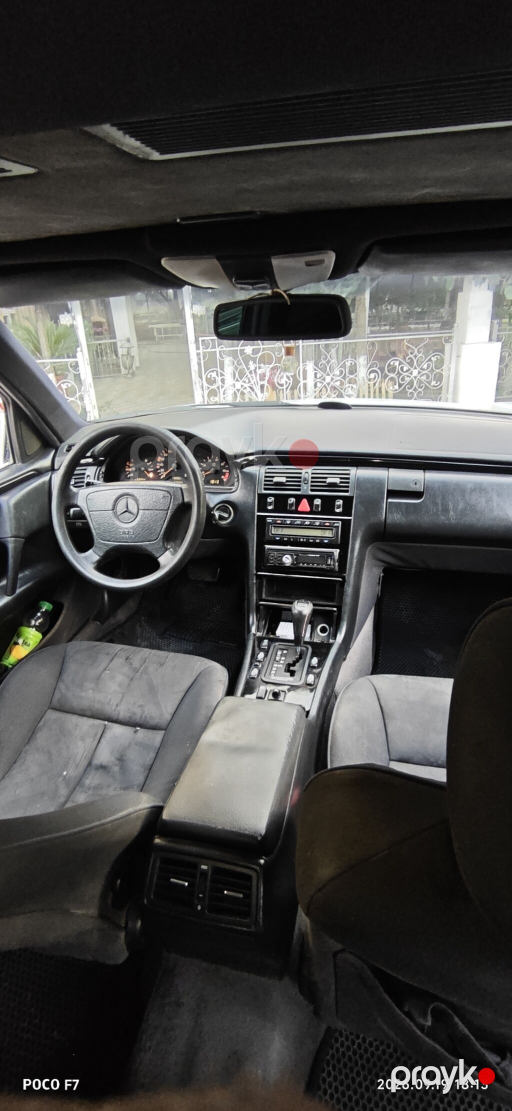 Mercedes-Benz E-Class (W210) sedan - Kuzov: 4 qapılı sedan, gümüşü — Avtomobillər, Bakı (6)
