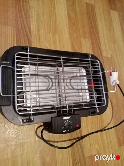 Elektrik manqal/gril - Kompakt masaüstü elektrikli gril - Paslanmayan — Bakı
