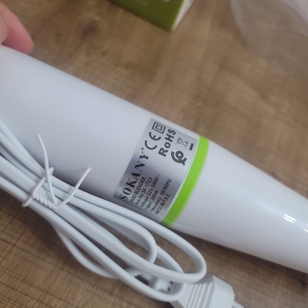 Təzə Əl blenderi satılır Sokani firması Yüksək sürətlə işləyir — Blenderlər, xırdalayanlar və mikserlər, Masazır (3)