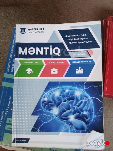 Məntiq üzrə hazırlıq üçün 3 kitablıq dəst 1) “Məntiq – Test Bankı” — Bakı