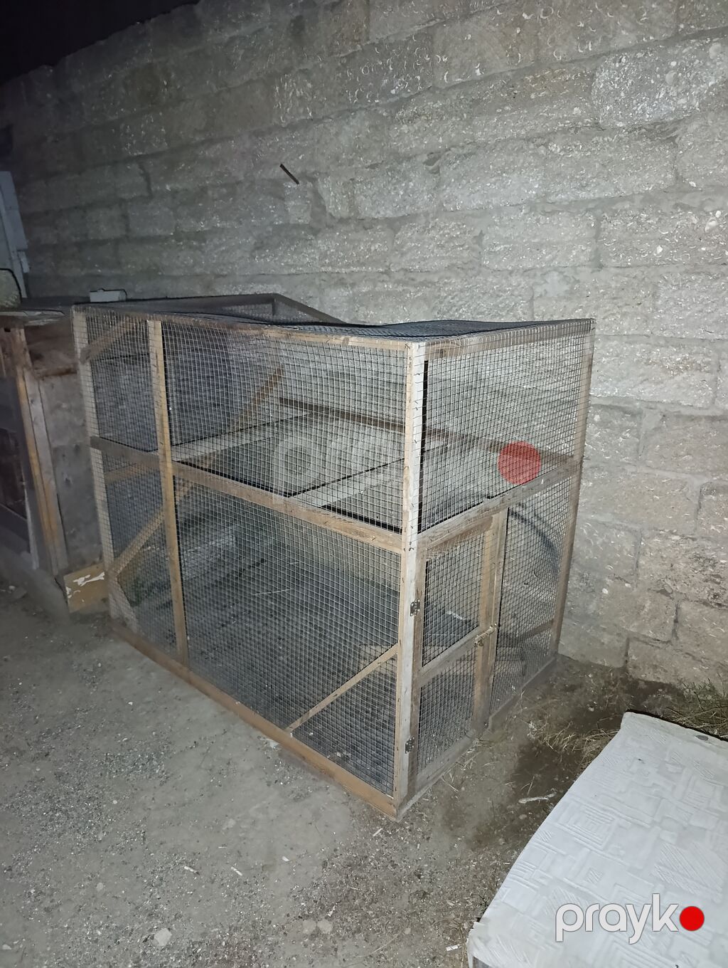 Torbadan hasarlı, taxta karkaslı iki mərtəbəli qəfəs - Material — Qəfəslər, Bakı (3)