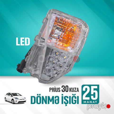 Toyota Prius 30 LED dönmə işığı — Bakı