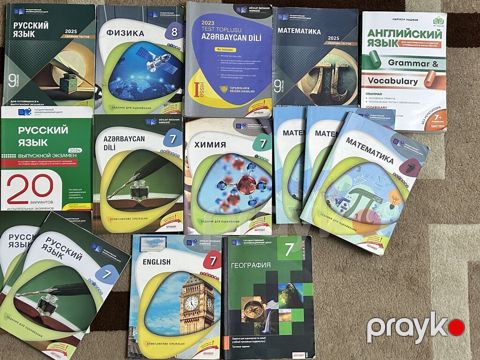 Рабочие книги в лучшем состоянии.Продаю за пол цены. 7,8,9 Классы.Все — Bakı