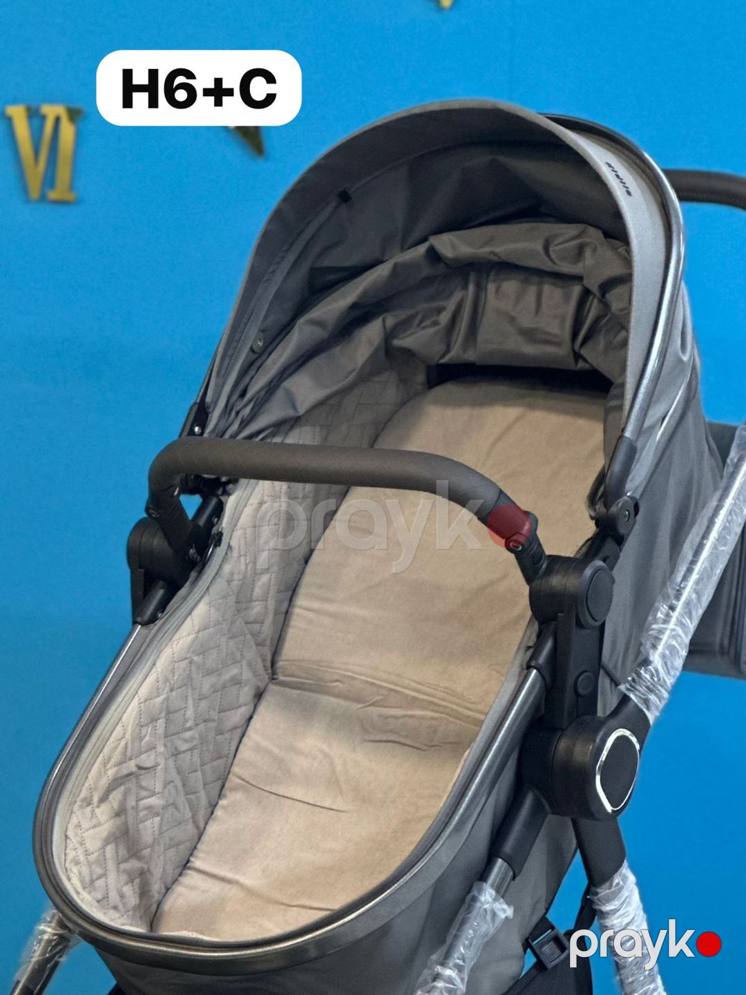 Uşaq arabası və avtomobil oturacağı dəsti XG2 H6+С, boz — Mallar, Bakı (3)
