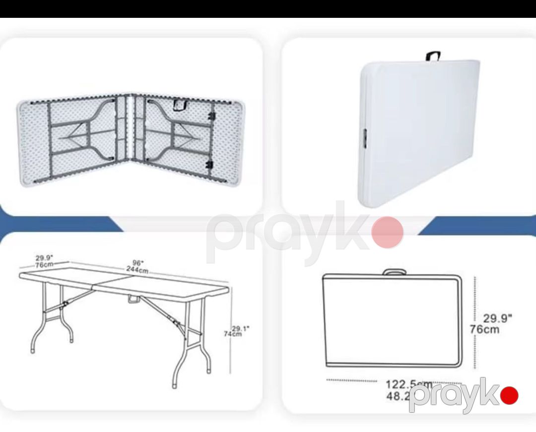 Qatlanan masa 8292-30, plastik, 74x180 sm — Mallar, Bakı (3)