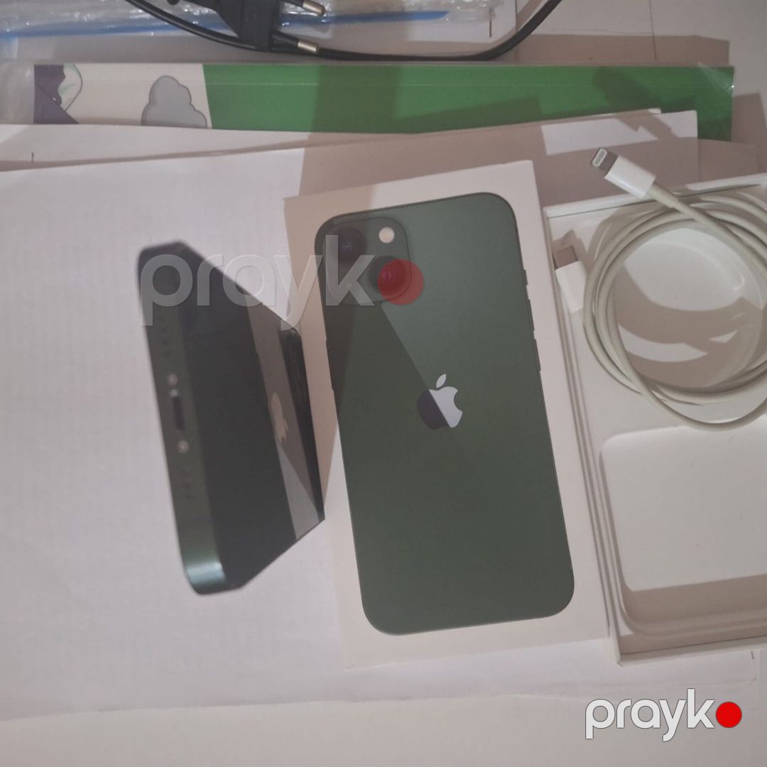 Apple iPhone 13 Green 128GB/4GB — Smartfonlar, Qazax (5)