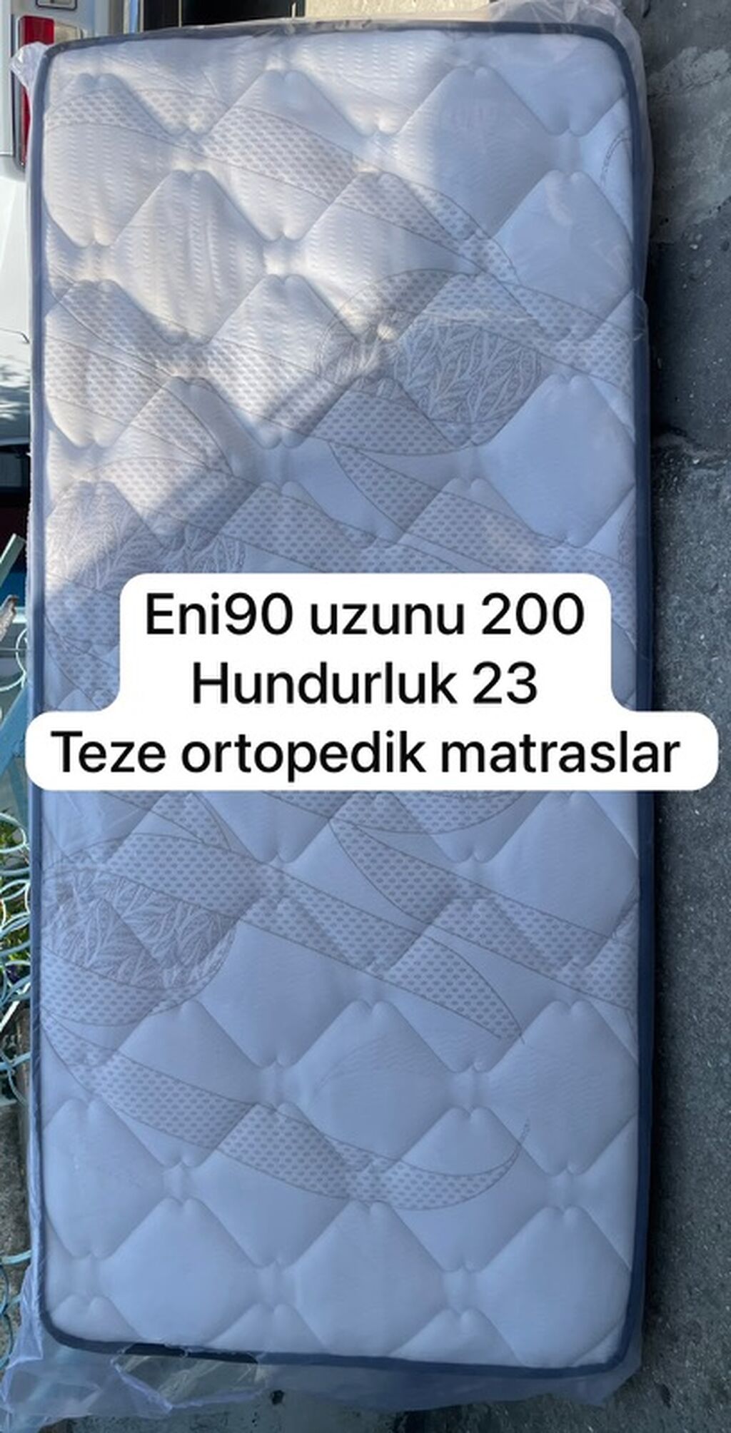 Ortopedik yataq matrasi Ölçülər: - En: 90 sm - Uzunluq: 200 sm — Matraslar, Digah