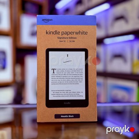 Kindle Paperwhite Signature Edition 32GB, Metallic Black — Bakı