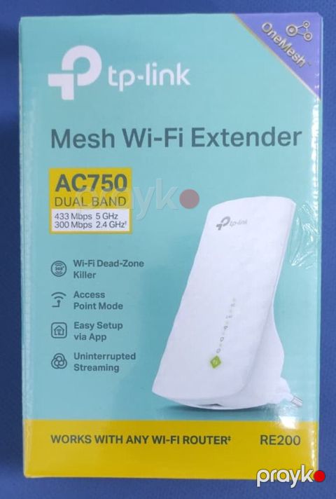TP-Link RE200 AC750 Dual Band Wi-Fi Gücləndirici — Sumqayıt