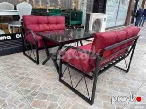 Dəmir divan və kreslo dəsti — Bakı