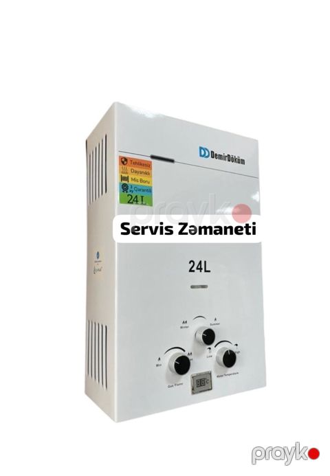 Su qızdırıcısı DemirDöküm 24 lt — Bakı