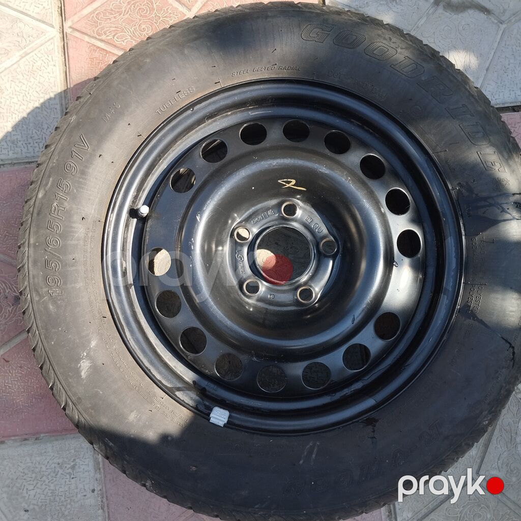 Polad disklə şin komplekti - Disk: 15 düym, polad, çoxdeşikli (5 bolt — Diskləri, Digah (3)