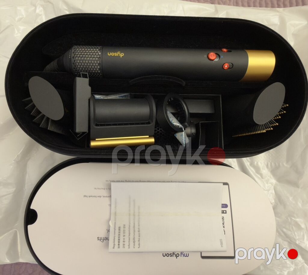 New Dyson Airwrap Multistyler HS05 Onyx Goldkontakt home-dan 1700 m — Saç burmağa və düzəltməyə, Bakı (2)