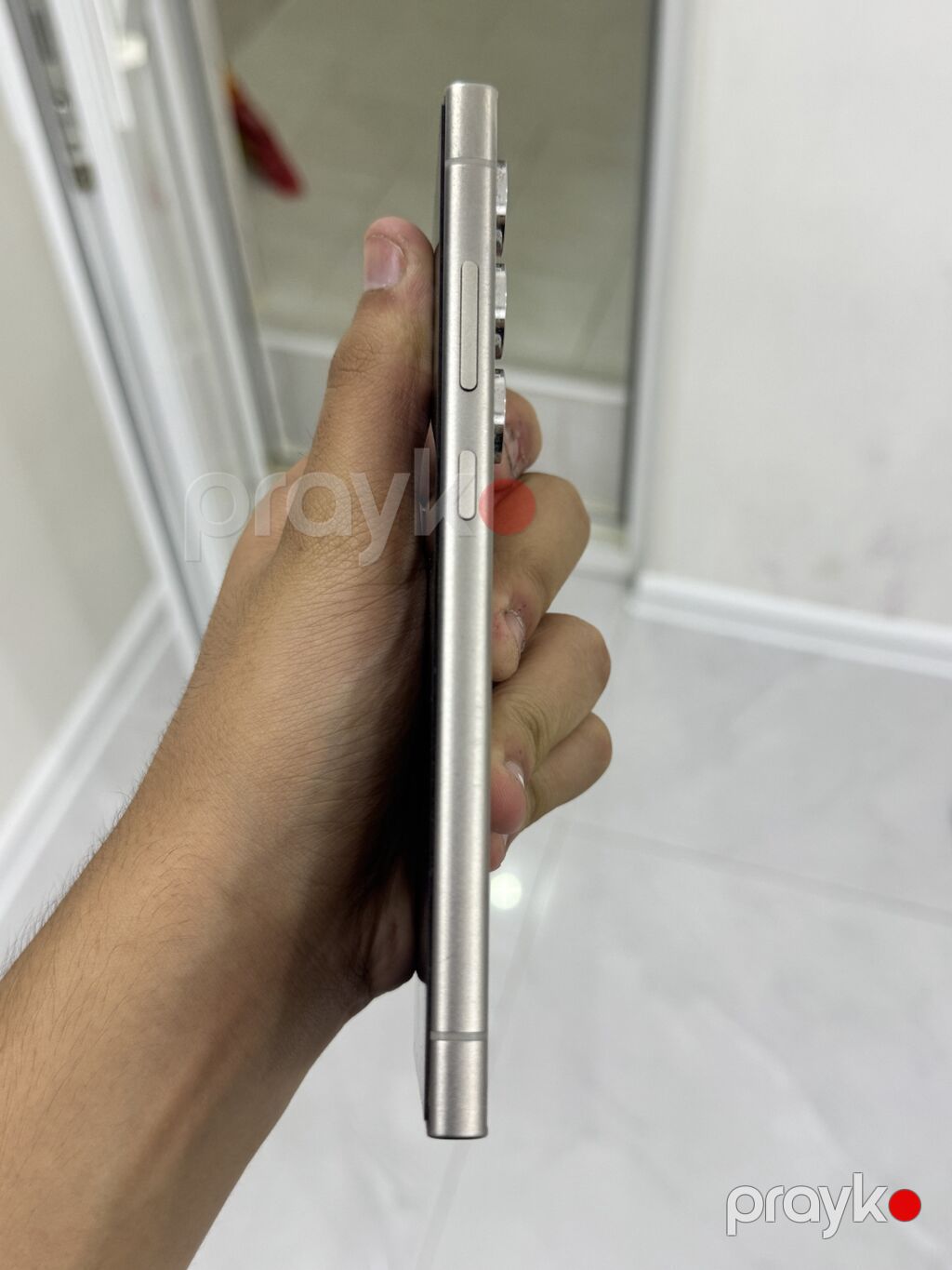 Samsung Galaxy S24 Ultra, rəng - Gümüşü, Simsiz şarj — Samsung, Gəncə (2)