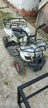 Uşaq/yeniyetmə üçün mini ATV və qoşqu - 4 təkərli benzinli mini ATV — Kvadrosikllər və baqqilər