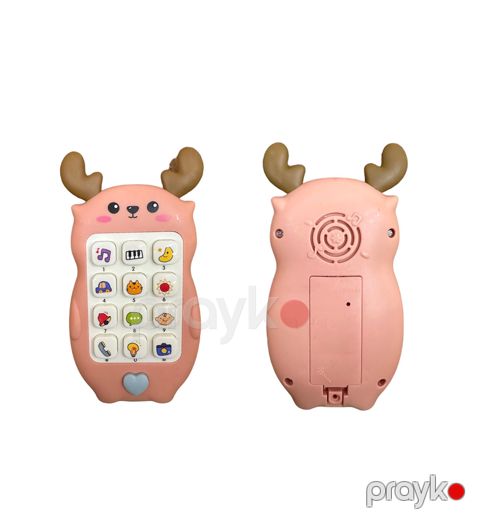 Oyun telefonu 188-67, çəhrayı, 10x5 sm — Bakı