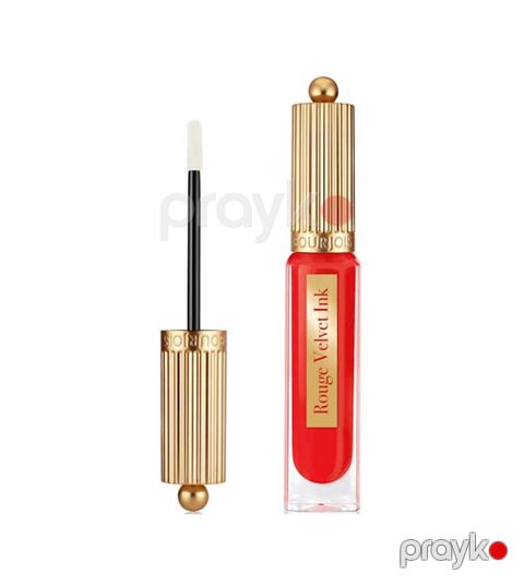 Mat maye dodaq boyası Bourjois Rouge Velvet Ink Liquid Lipstick 07 Fushia Cha Cha 3 ml — Bakı