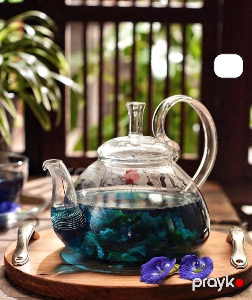 Dəmləmə çaydanı 57497516, 1000 ml, şüşə, şəffaf — Mallar, Bakı (2)