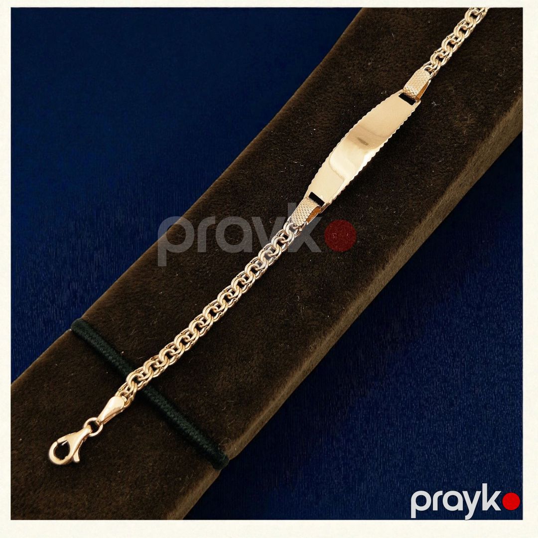 Uşaq qolbağı VJ710214, qızıl 585 əyar — Mallar, Bakı (2)