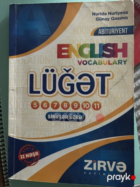 Məhsul: “English Vocabulary – Lüğət (Sınıflər üzrə 5–11)” — Bakı