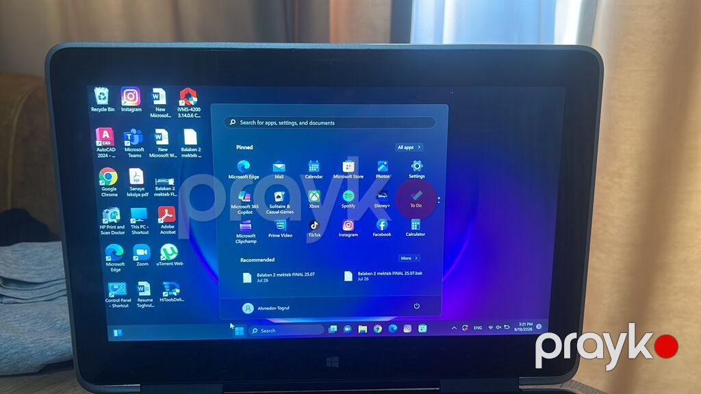 Dell XPS 11 2‑in‑1 Ultrabook -touchscreen, planşet kimi istifadə — Dell, Bakı (7)
