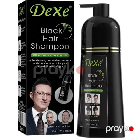 Tonlaşdırıcı şampun Dexe, Qara, 400 ml — Bakı