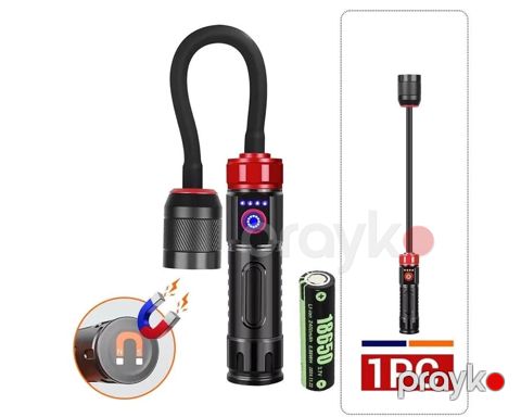 LED fənər SY1525, USB şarj olunan, elastik boyunlu, super parlaq və portativ - SY1525 — Bakı