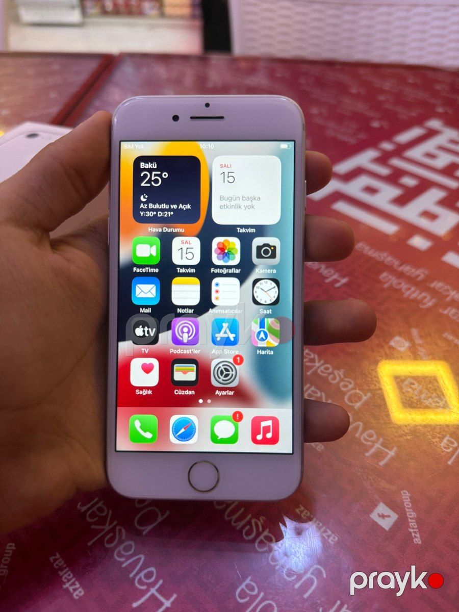 Apple iPhone 7 Silver 32GB — Smartfonlar, Bakı (2)