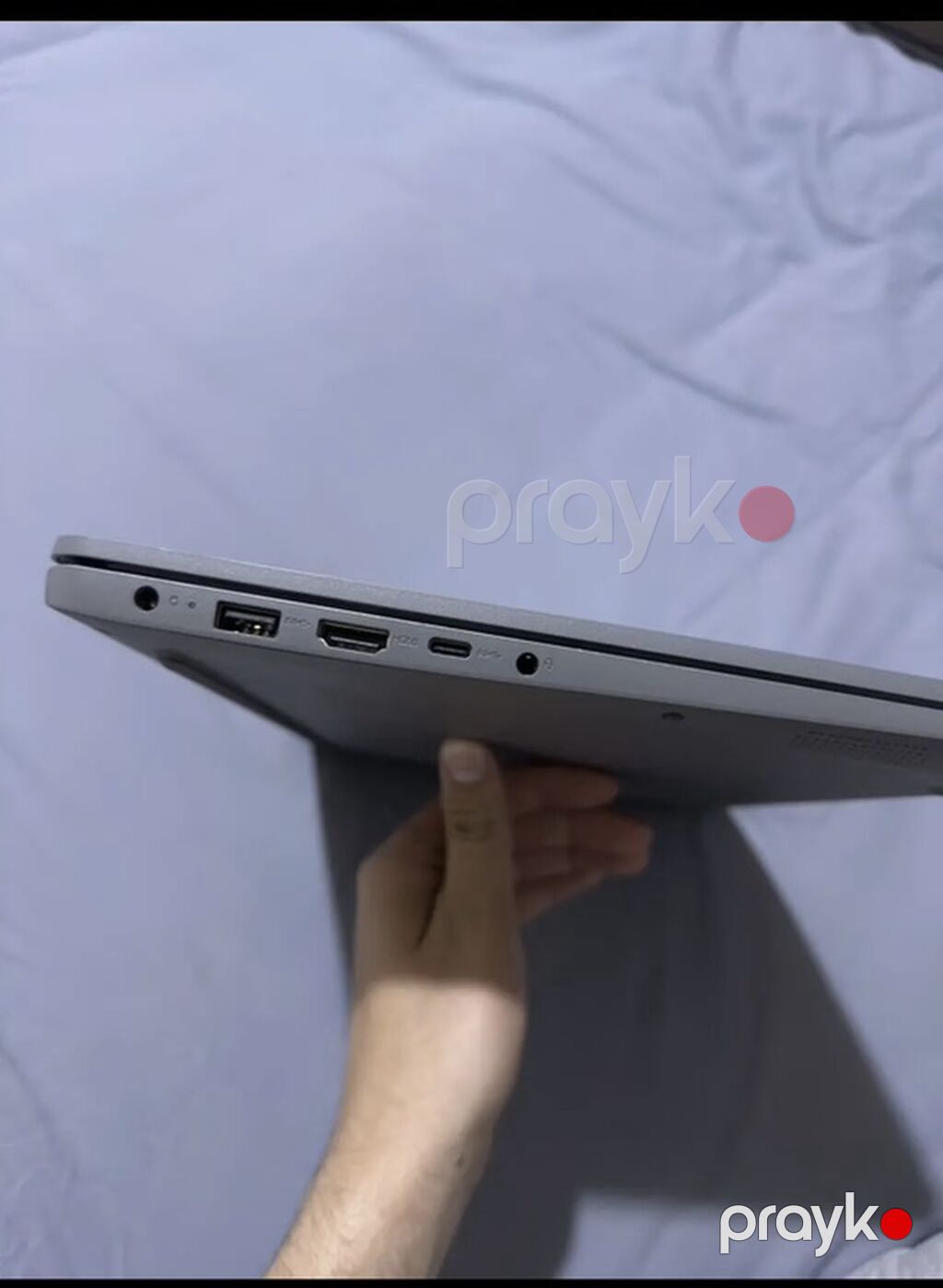 Lenovo noutbuk – gümüşü korpus, tam ölçülü klaviatura və iri touchpad — Lenovo, Goranboy (2)