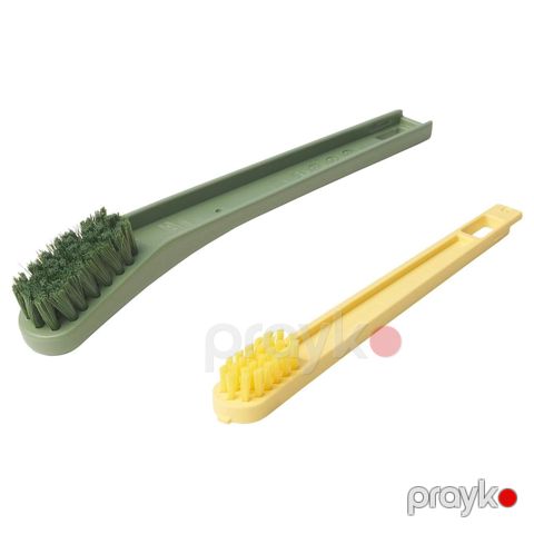 Ayaqqabılar üçün fırça dəsti IKEA Pepprıg, plastik/poliester, yaşıl/sarı, 2 əd — Bakı