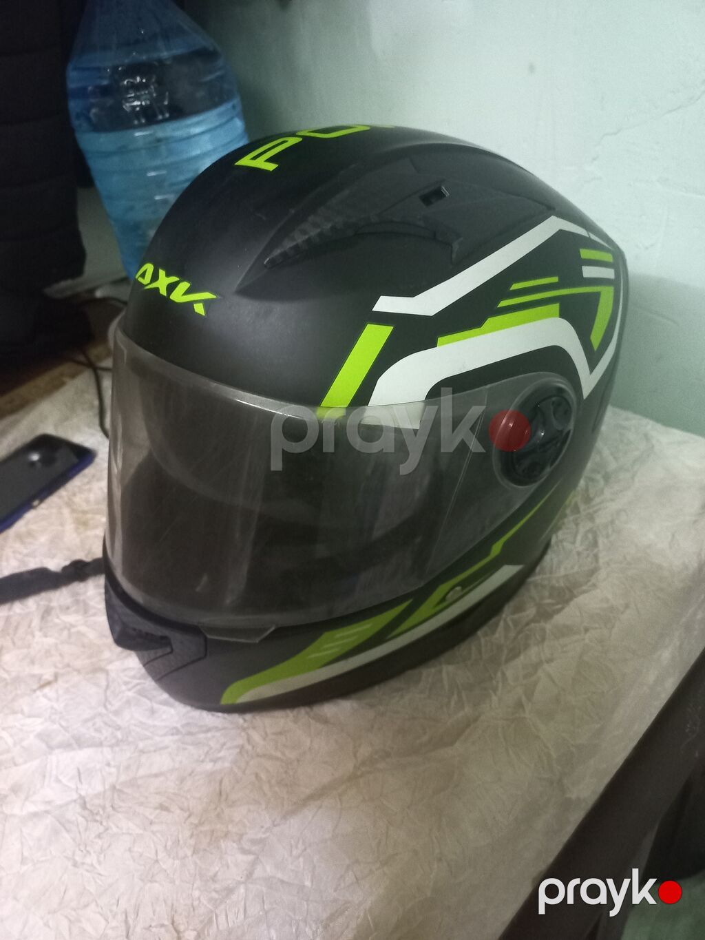AXX markalı tam üzlü motosiklet debilqesi interkomuda var — Motosiklet geyimi, Bakı (2)