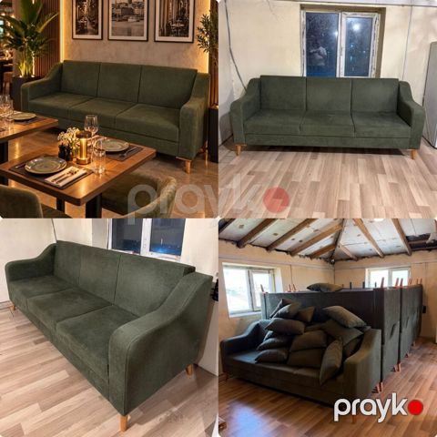 9 eded divan. 1 ededi 280azn. ölcü 220sm. oturacaq qubka silikon — Bakı