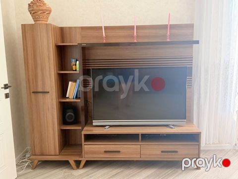 Ağac teksturalı TV stendi və divar modulu - Material: laminat örtüklü — Bakı
