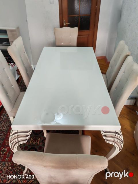 Qonaq otağı üçün, İşlənmiş, Açılmayan, Dördbucaq masa, 6 stul — Bakı