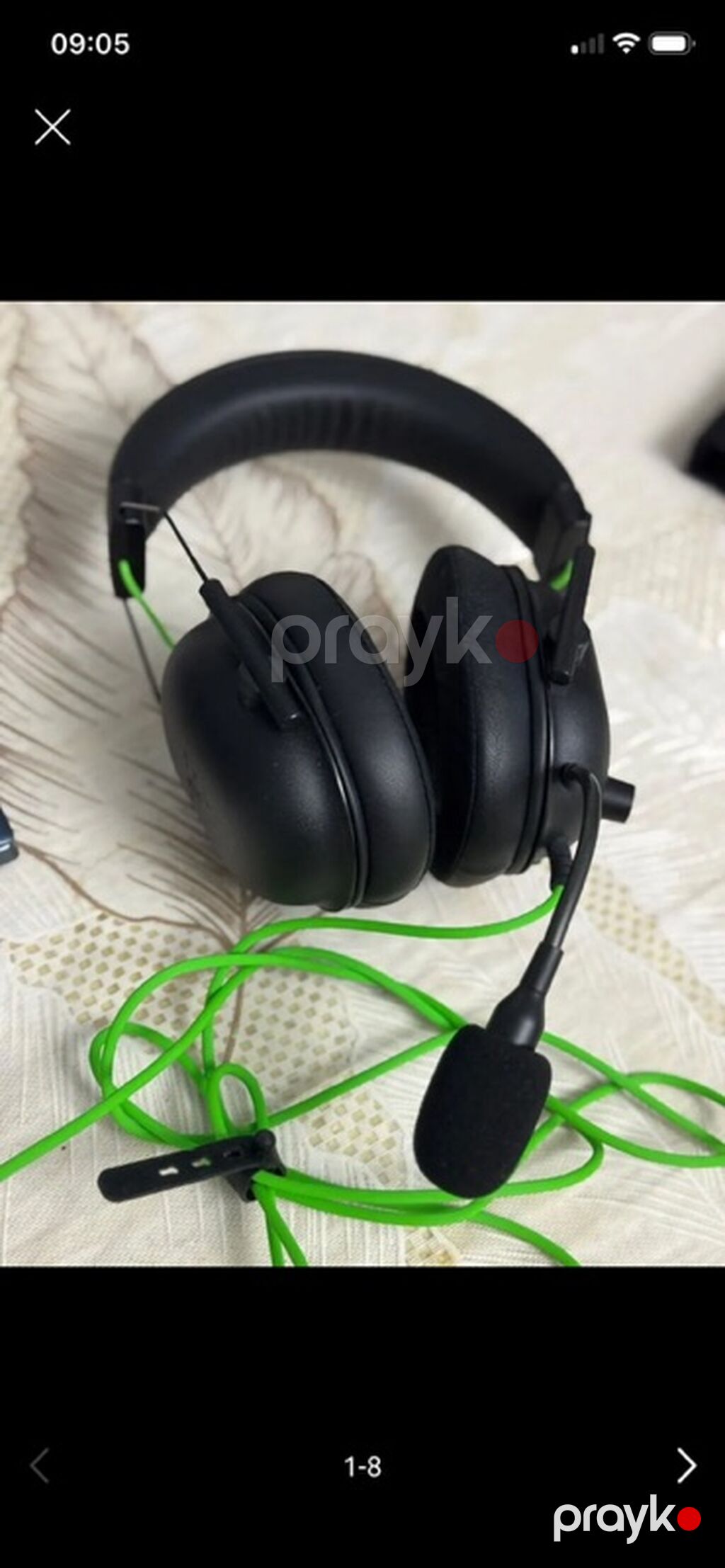 Oyun qulaqlığı – 3.5 mm kabel ilə, çıxarıla bilən mikrofon - Tam — Səs texnikası, Bakı (2)