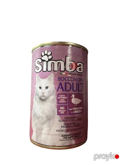 Nəm yem Simba Adult, yetkin pişiklər üçün, ördək ilə, 415 q — Bakı