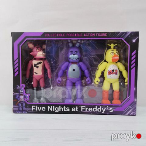 Oyun fiquru dəsti Five Nights at Freddy's, 3+ yaş, 150 mm, 3 əd — Bakı
