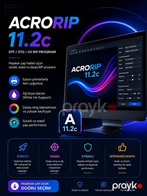 AcroRIP proqram təminatı — Bakı