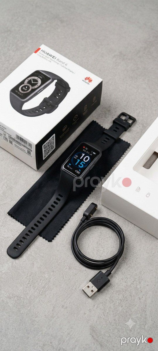 Huawei Band 6 Graphite Black — Ağıllı saatlar və biləkliklər, Bakı (2)
