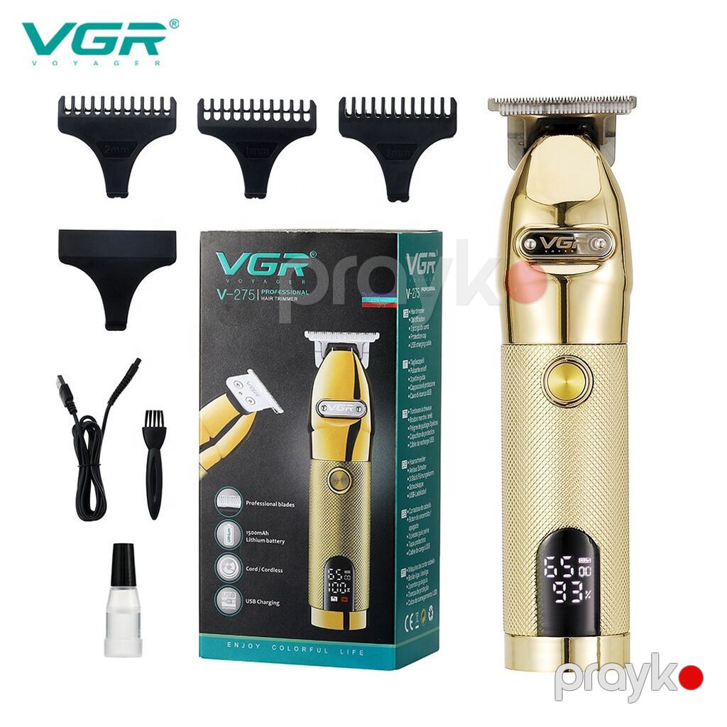 Profissional Trimmer VGR 275 - 2 Sürətli / 6500RPM / 1500mAh / 180 — Saç kəsmə maşınları, Bakı (2)