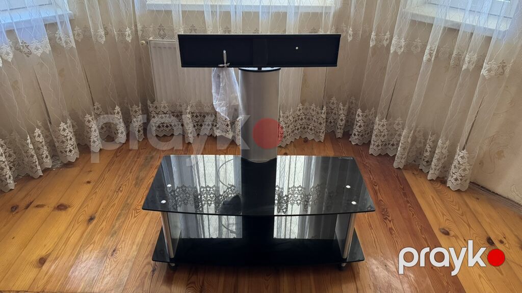Ultımate Tempered Glass TV stendi və montajlı dayağı - Brend/seriya — Televizor altlıqları və standlar, Mehdiabad (9)