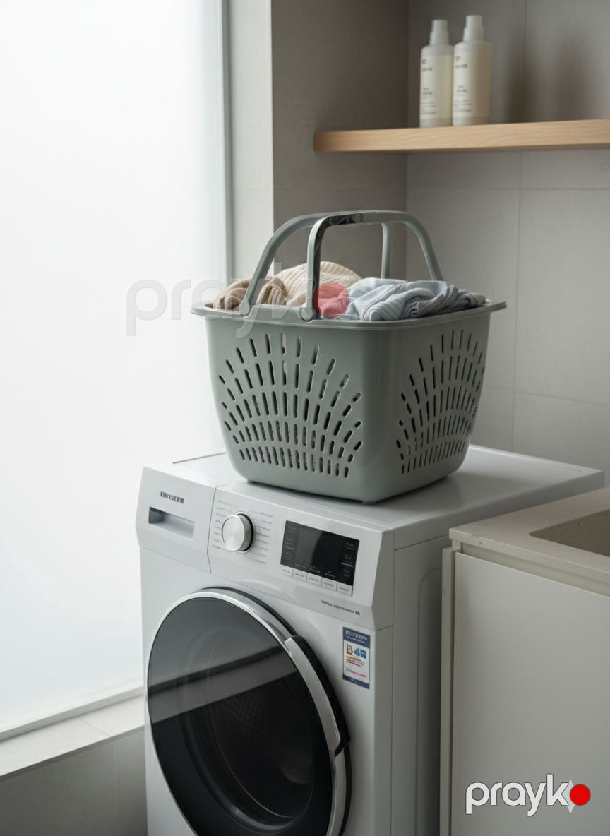 Paltar səbəti trnx27001, plastik, yaşıl, 40 ml — Mallar, Bakı