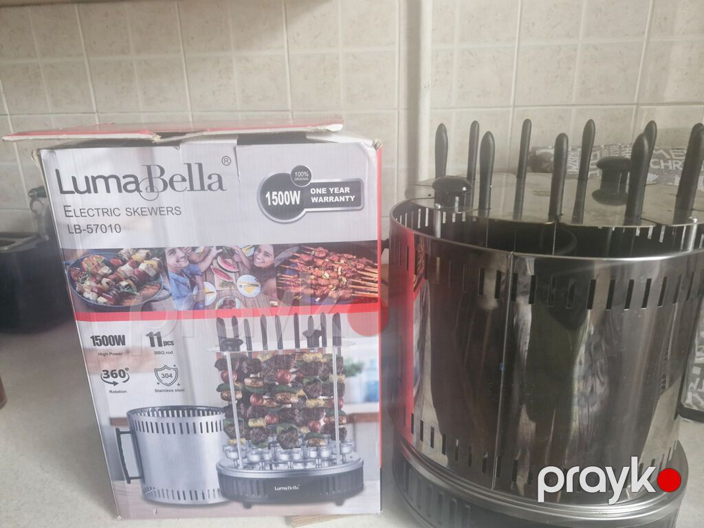 Az işlənmiş Luma Bella 12 şişli elektrik qril satılır.unvan əhmədli — Digər mətbəx texnikası, Bakı (2)
