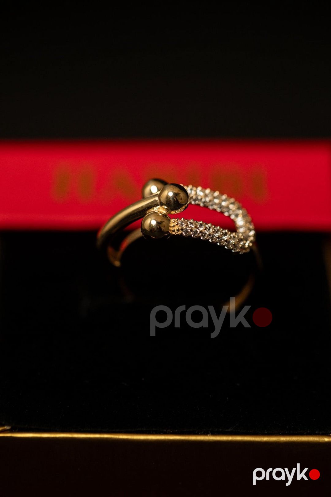 Üzük qadınlar üçün Habibi Jewellery HJ612-1, qızıl 585 əyar, 1.5 q — Mallar, Bakı (2)
