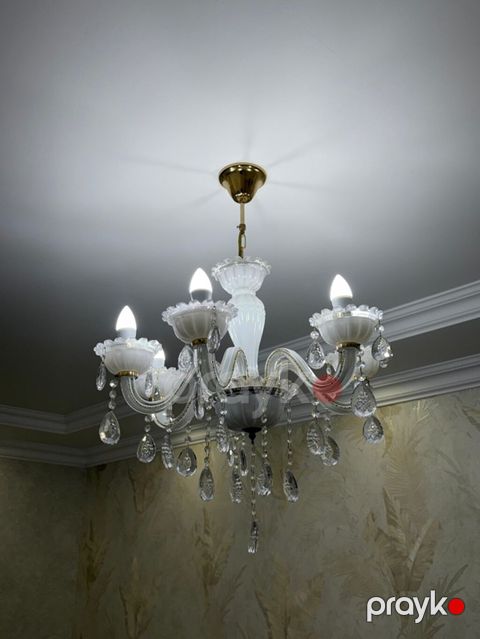 Çılçıraq, 6 lampa, Şüşə — Digah