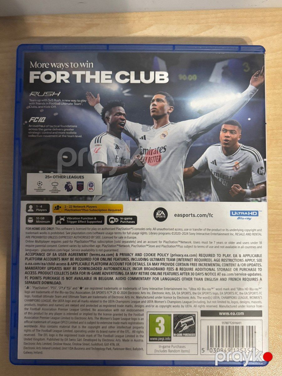 PlayStation 5 üçün FC25 oyun diski — Oyunlar, konsollər və proqramlar, Bakı (2)