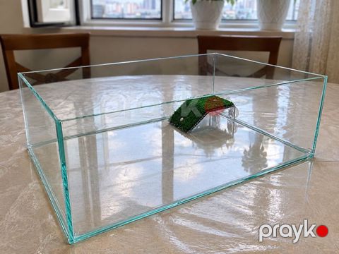 Şüşə teraryum/akvaterraryum – tısbağa və ya amfibiyalar üçün - Tam — Bakı