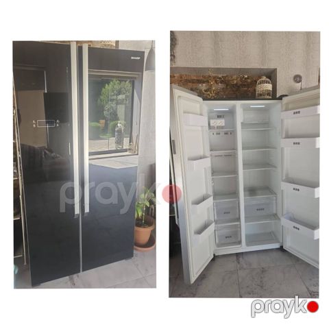 2 qapili Sharp Nofros Soyuducu. 800man. Ela veziyyetdedi.Tam — Mehdiabad