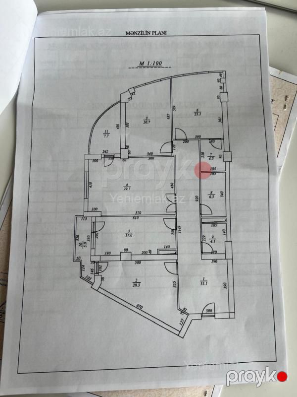 Satılır 4 otaqlı Bina evi menzil (Yeni tikili), 168 m², Yasamal rayonu — Mənzil, Bakı (3)
